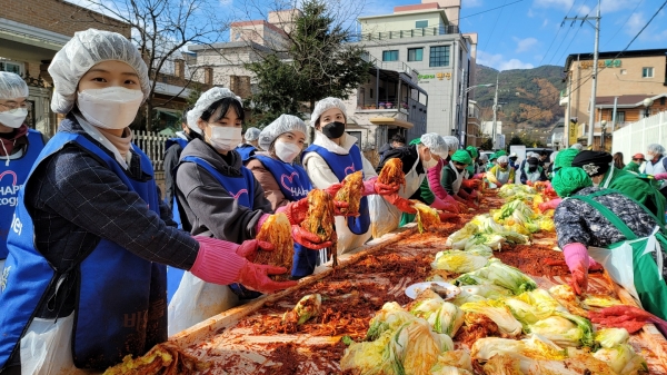 바인그룹, ‘2021 사랑의 쌀∙김장김치 나눔’ 봉사활동 참여