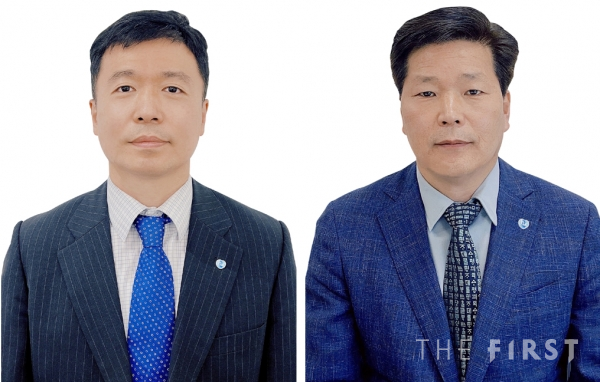▲(왼쪽부터)휴온스글로벌 CFO 강신원 전무, 휴온스 중앙연구센터장 정광일 전무