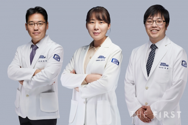 (왼쪽부터)윤영철, 김지수, 이태윤 가톨릭대 인천성모병원 간담췌외과 교수