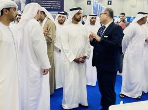 아랍에미리트 부총리, ‘AEEDC 두바이 2023’ 오스템 전시 부스 방문