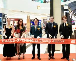 롯데면세점, 싱가포르 창이공항점 그랜드 오픈식 진행