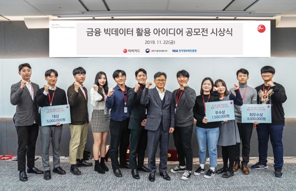 BC카드, 일반인 대상 ‘금융 빅데이터 활용 아이디어 공모전’ 시상식 개최