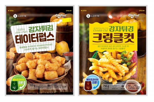 롯데푸드, 감자튀김 ‘쉐푸드 테이터펍스’ 출시