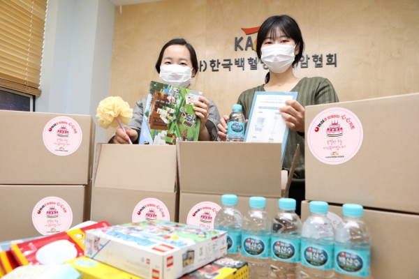 농심, 백혈병소아암 환아 위해 ‘심심( 心心) 키트’ 프로그램을 진행
