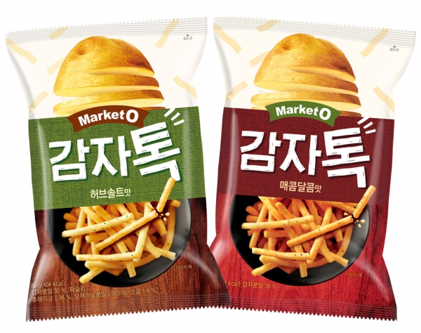 오리온, 감자 그대로 튀겨낸 ‘마켓오 감자톡’ 출시
