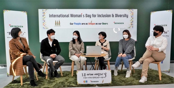 하이네켄코리아, 임직원들과 함께 세계 여성의 날 기념 행사 진행