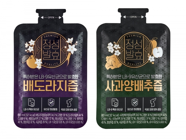 롯데칠성, ‘정성발효 배도라지즙·사과양배추즙’ 출시