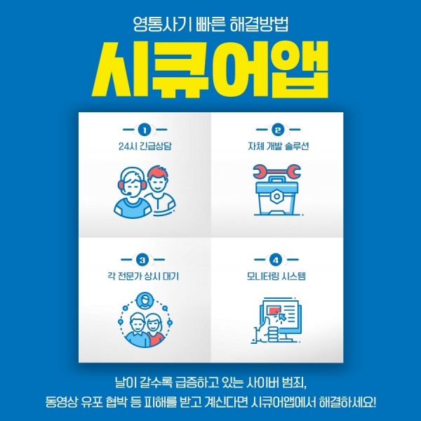 몸캠피싱 보안 ‘시큐어앱’, 2차 피씽 수법 정보 제공