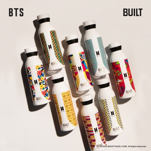 빌트뉴욕X방탄소년단, 텀블러&보틀 16종 콜라보 컬렉션 출시