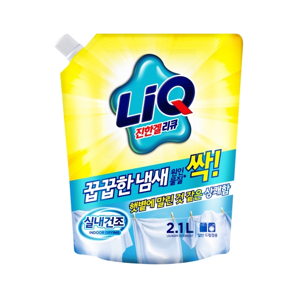 애경 리큐, ‘진한겔 꿉꿉한 냄새 원인물질 싹’ 세탁세제 출시