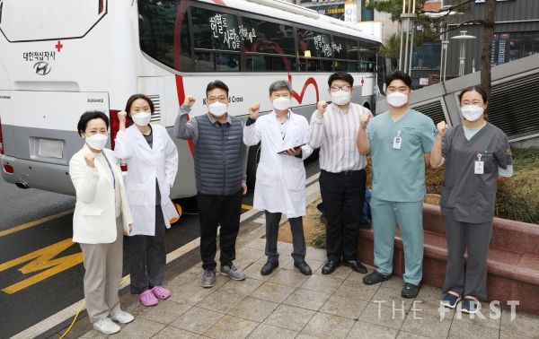 가천대 길병원 인천권역외상센터 의료진 헌혈로 생명 살리기 앞장