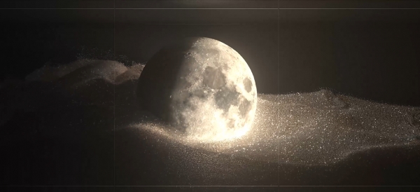 달을 향한 작가의 상상력을 표현한 영상 작품_Moon River_1분44초