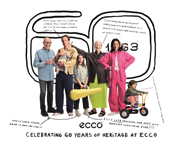 덴마크 프리미엄 슈즈 브랜드 에코(ECCO), 60주년 기념 스페셜 에디션 출시