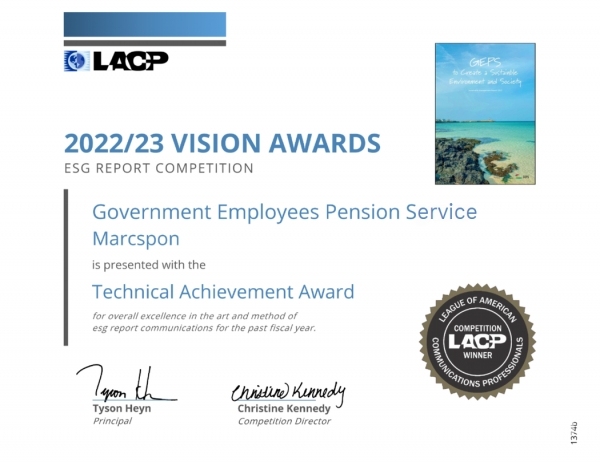 Vision Awards Certificate Set