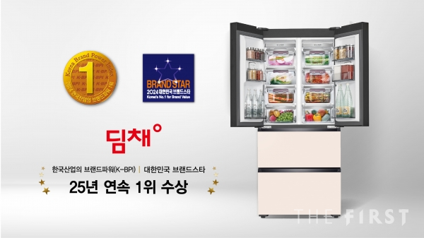 위니아, 한국산업의 브랜드파워(K-BPI) 및 대한민국 브랜드스타 발표... ‘딤채’ 25년 연속 1위 선정