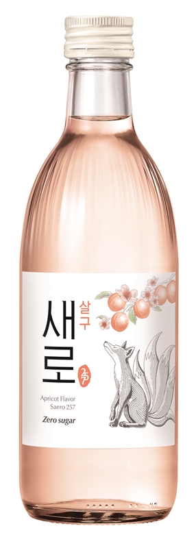 롯데칠성음료, 살구맛 제로슈거 소주 '새로 살구' 선봬
