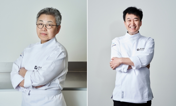 좌측부터 한국의집 조희숙 조리고문, 한국의집 김도섭 한식연구팀장(사진제공=한국의 집)