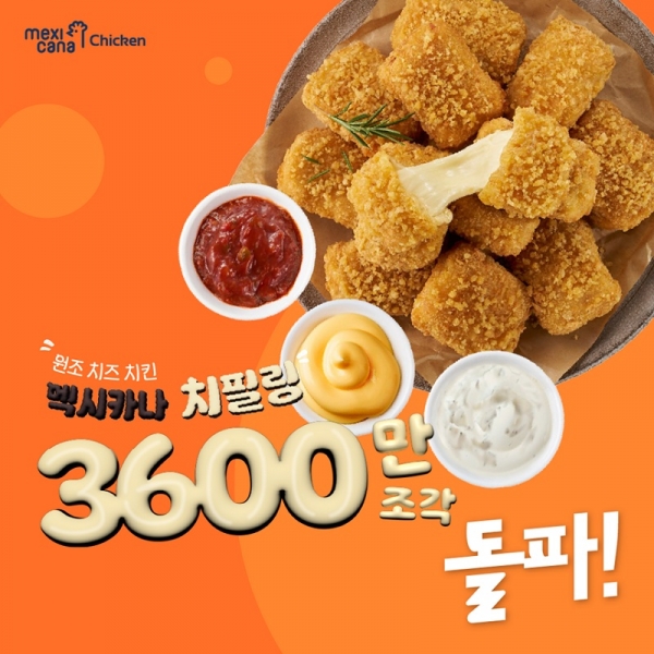 멕시카나치킨 '치필링', 누적 판매 300만 마리 돌파