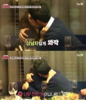 안젤라박-김인석, 방송 중 진한 키스를? 시청자도 ‘화들짝’