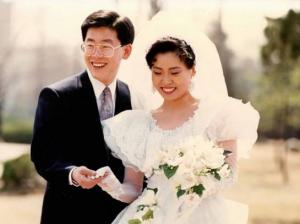 이재명, 27년전 아내와의 웨딩사진 보아하니? '선남선녀'