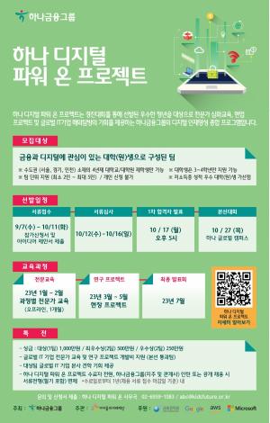 하나금융, 디지털 금융 인재 양성 경진대회 개최