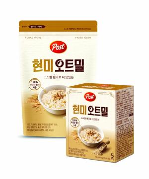 동서식품, 100% 국내산 통현미 담은 ‘포스트 현미 오트밀’ 선봬