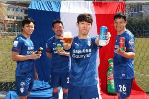 칭따오, 프로축구 수원삼성블루윙즈 공식 스폰서십 체결
