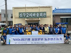 NH농협은행 서울본부, 충남 태안군 소재 농가서 일손돕기 진행