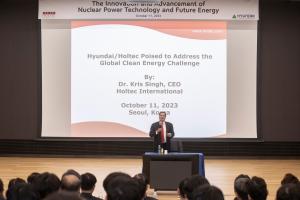 현대건설, 美 원자력 선도기업 홀텍 CEO 특별 강연 개최