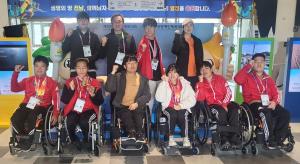 좋은 운동장 장애인 육상선수단 '팀 혼', 제 43회 전국장애인체육대회서 6개 종목에서 은메달 3개, 동메달 4개 획득