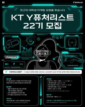 KT, ‘Y퓨처리스트 22기’ 모집 진행